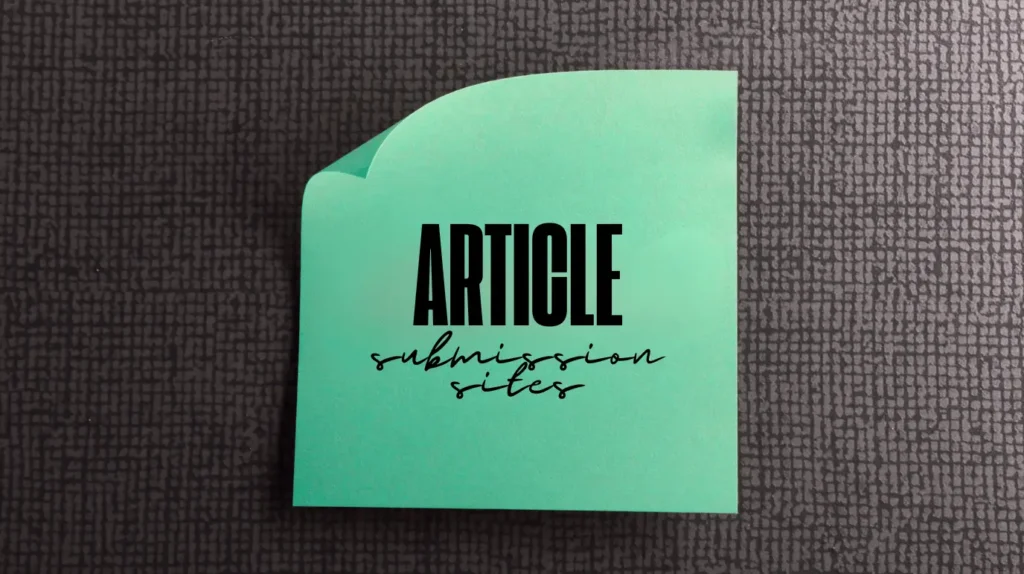 article submission sites - seomontreal.io
